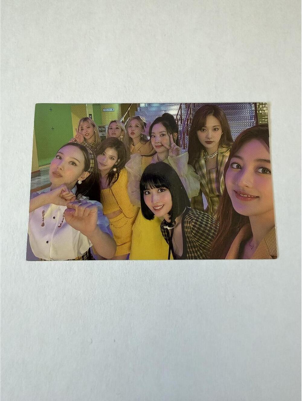 Twice Group OT9 EYES WIDE OPEN Album Photocard